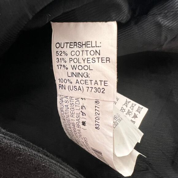 ZARA Basic Black Crop Jacket, S - Picture 7 of 10